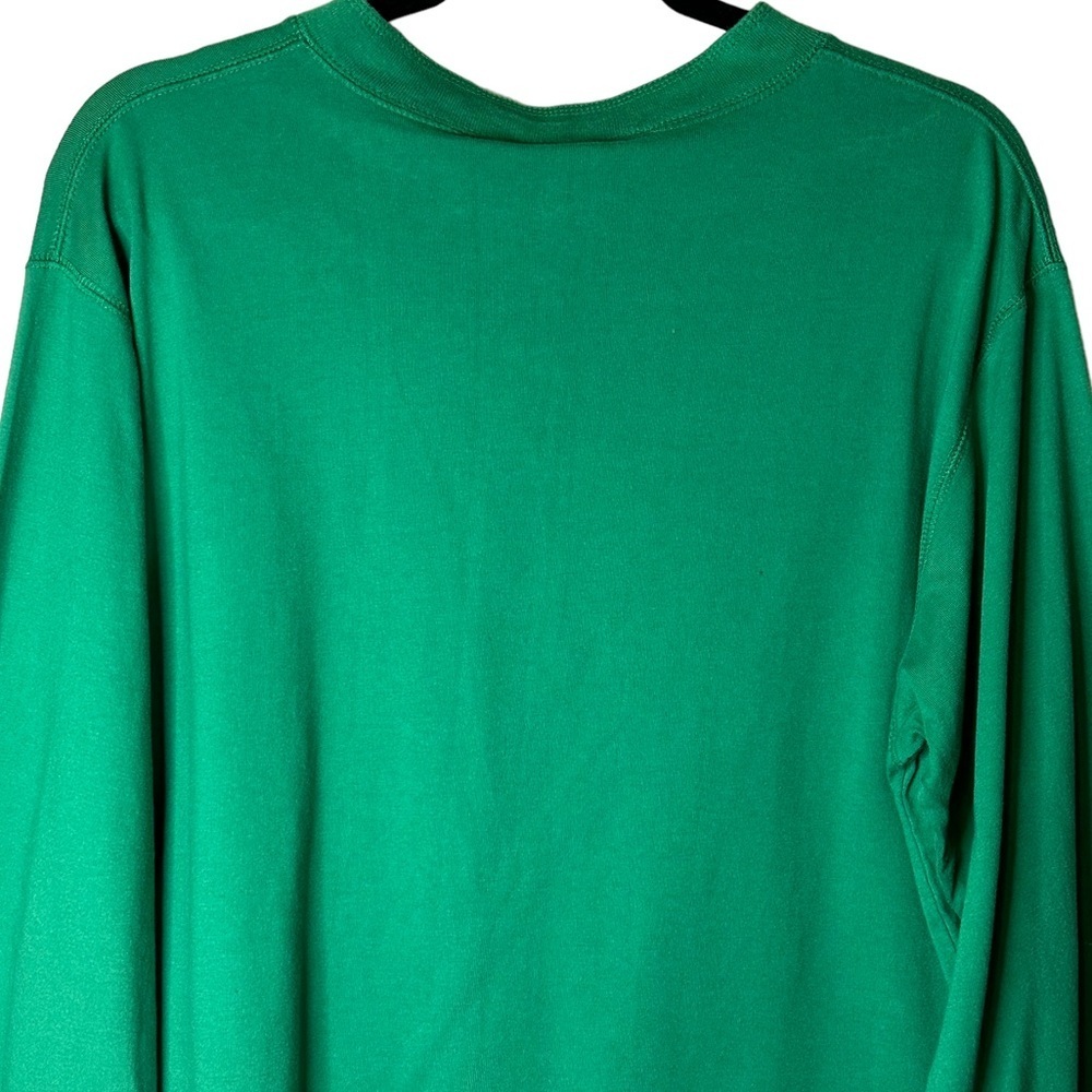 Vintage Disney Mickey Inc Henley Green Embroidered Winnie the Pooh 100% Cotton M - Picture 6 of 9